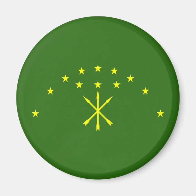 Imã Bandeira Adygea Patriótica (Frente)