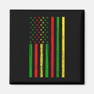 Imã Bandeira Afro-Americana Para História Negra Mês