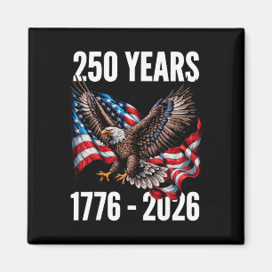 Imã Bandeira Águia Patriótica 250 Anos 1776-2026 2026