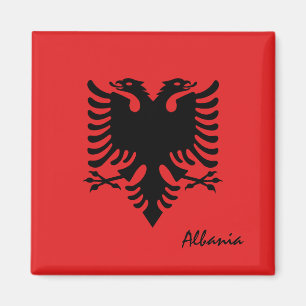 Imã Bandeira albanesa e viagem da Albânia, férias/es