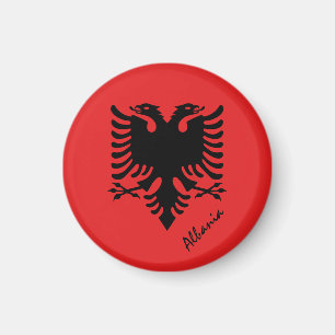 Imã Bandeira albanesa e viagem da Albânia, férias/es