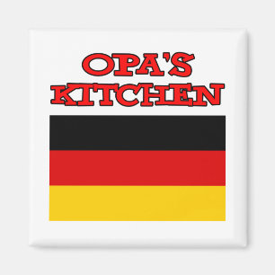 Imã Bandeira alemã do avô de cozinha de Opa