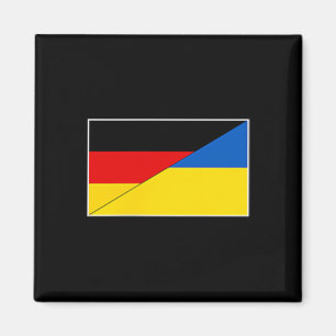 Imã Bandeira Alemanha Ucrânia Apoio Alemão Ucraniano C