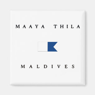 Imã Bandeira alfa do mergulho de Maaya Thila Maldives