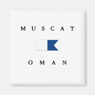 Imã Bandeira alfa do mergulho de Muscat Oman