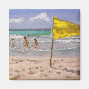 Imã Bandeira amarela Barbados 2010