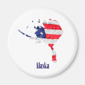 Imã Bandeira Americana Alasca Estados Unidos