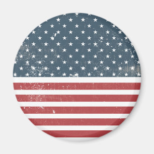 Imã bandeira americana angustiada