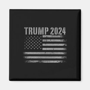 Imã Bandeira Americana Angustiada 2024 Usa Patriótica 
