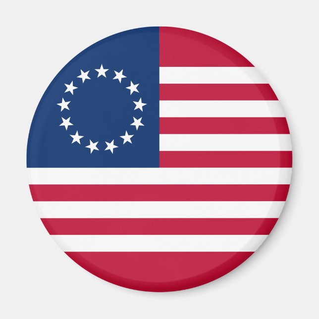 Imã Bandeira americana Betsy Ross (Frente)