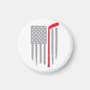 Imã Bandeira americana de hóquei