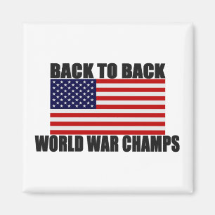 Imã Bandeira americana de volta aos campeões traseiro