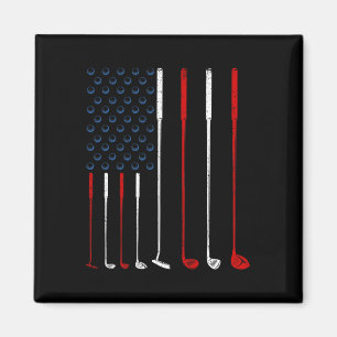 Imã Bandeira Americana do Golf Clubs