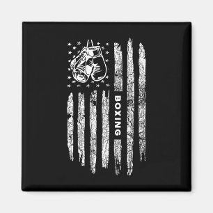 Imã Bandeira Americana Incomodada - Boxer Vintage Bo