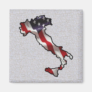 Imã Bandeira americana italiana