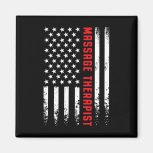 Imã Bandeira Americana Licenciado Mage Terapeuta 4 De