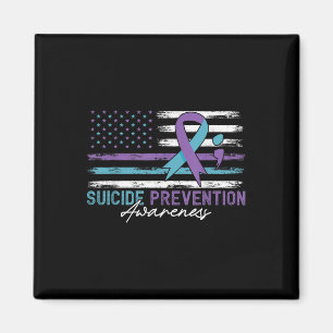 Imã Bandeira Americana Luta Conscientização Prevenção