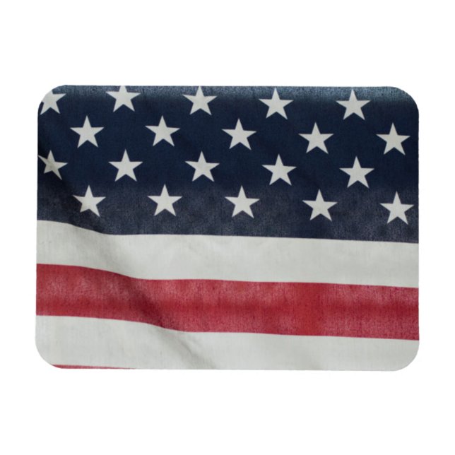 Ímã Bandeira Americana Na Feira Do Condado De Sussex (Horizontal)