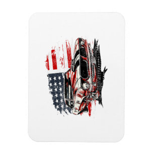 Ímã Bandeira Americana Patriota 