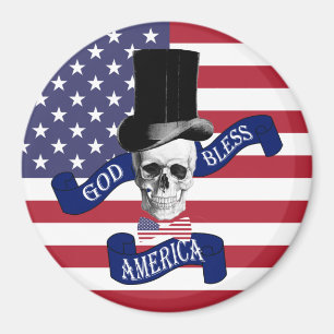 Imã Bandeira Americana Patriótica