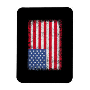Ímã Bandeira Americana Patriótica dos EUA Para Homens