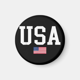 Imã Bandeira Americana Patriótica dos EUA Para Homens