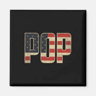 Imã Bandeira Americana Patriótica Negrito Pop Dia dos