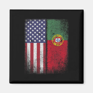 Imã Bandeira Americana Portuguesa Portugal EUA Para Mu