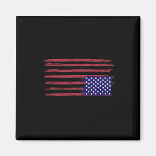 Imã Bandeira Americana Resiste De Cabeça Para Baixo No