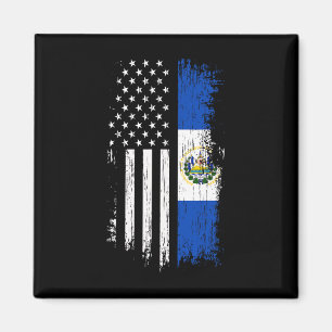 Imã Bandeira Americana Salvadorenha - Camisa El Salvad