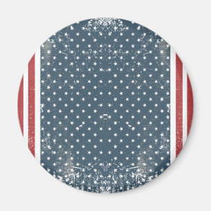 Imã bandeira americana vertical