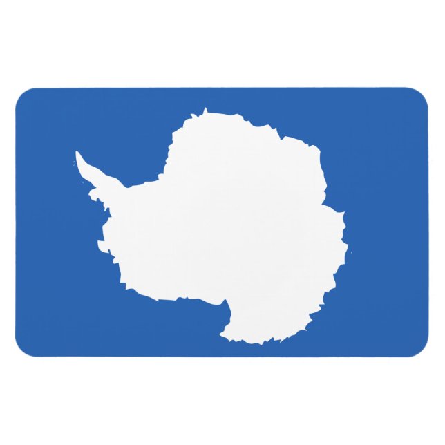 Ímã Bandeira Antártica (Horizontal)