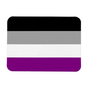 Ímã Bandeira assexuada do orgulho