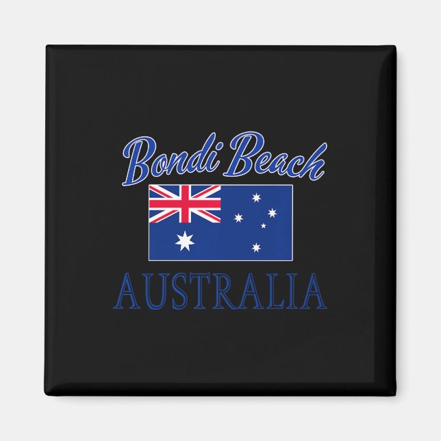 Imã Bandeira Austrália de Bondi Beach (Frente)