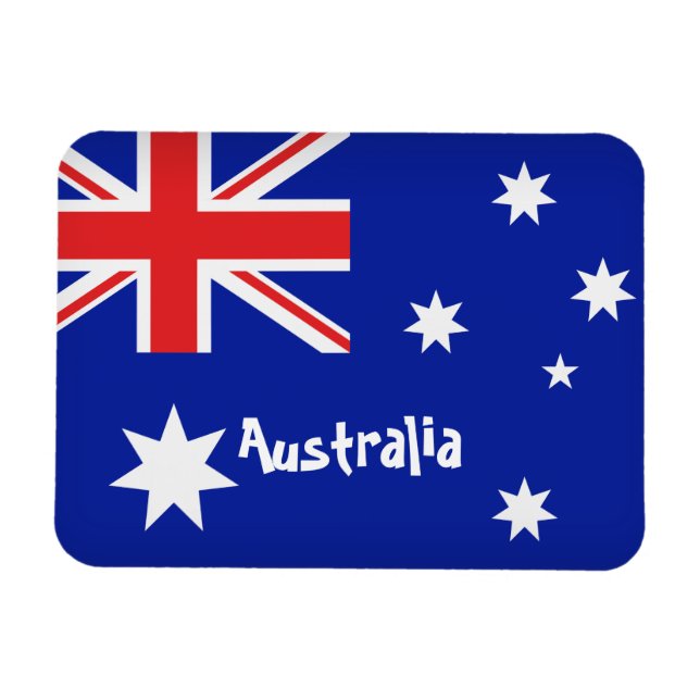 Ímã Bandeira australiana (Horizontal)