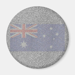 Imã Bandeira australiana Sparkly