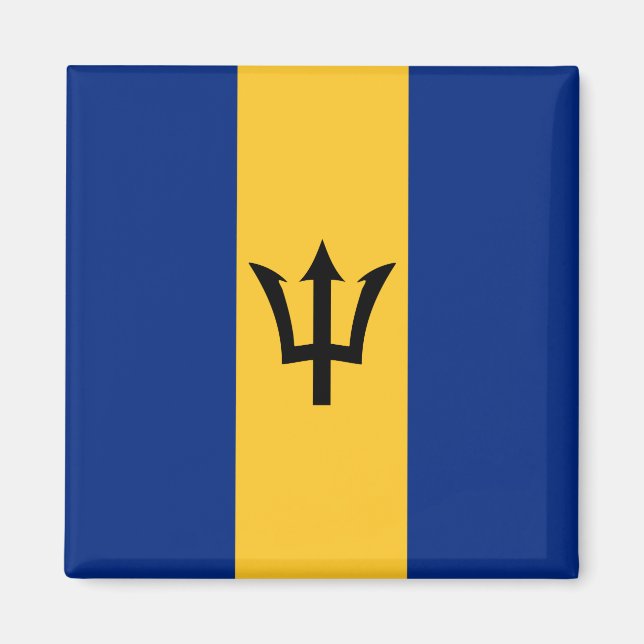 Imã Bandeira Barbadiana (Barbados) (Bajan) (Frente)