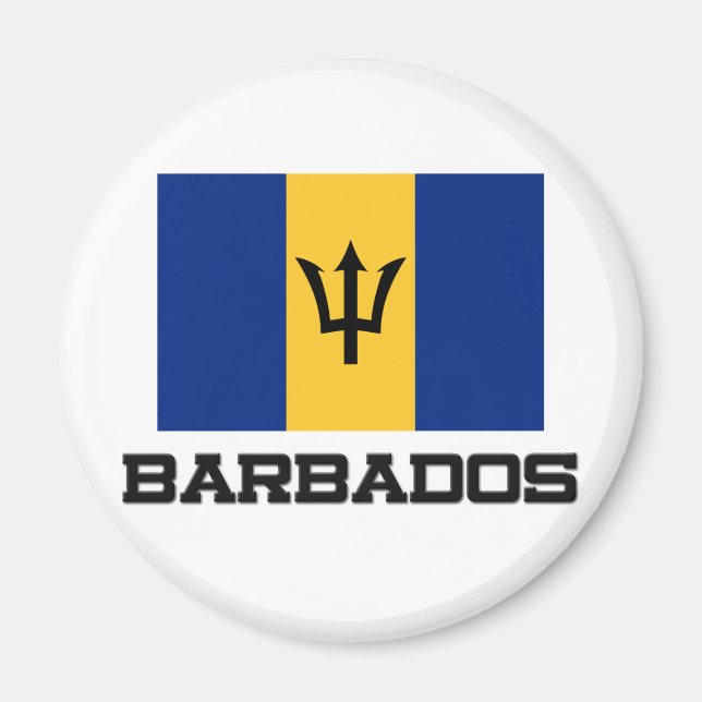 Imã Bandeira Barbados (Frente)