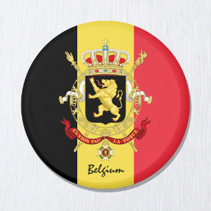Imã Bandeira belga e viagem belga, férias/esportes