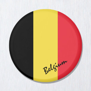 Imã Bandeira belga Magnet, férias Bruxelas, Bélgica