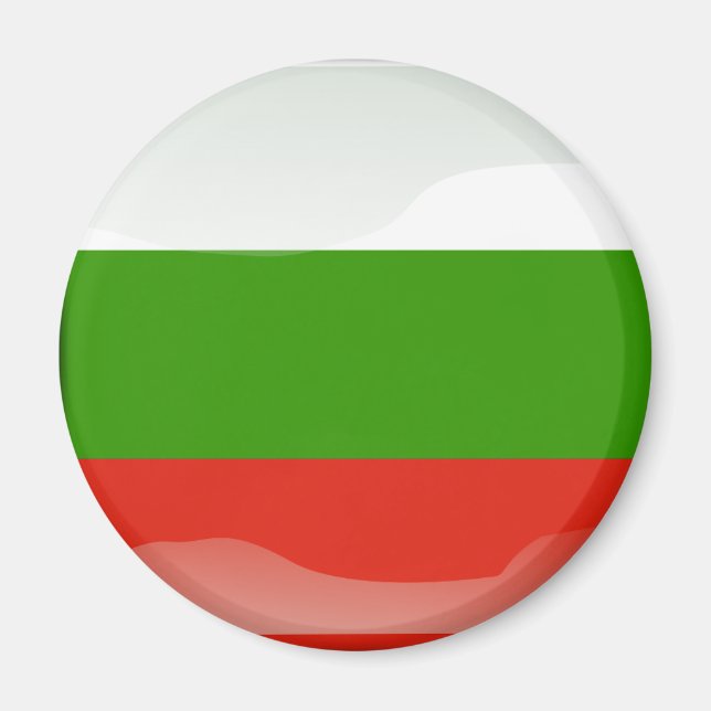 Imã Bandeira brilhante búlgara (Frente)