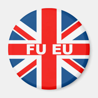 Imã Bandeira britânica anti-UE