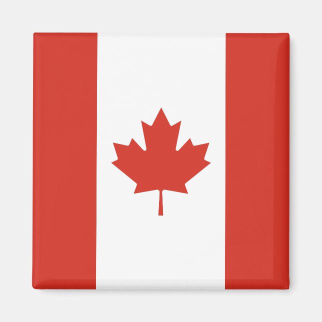Imã Bandeira Canadiana (Maple Leaf) (Canadá) (Frente)