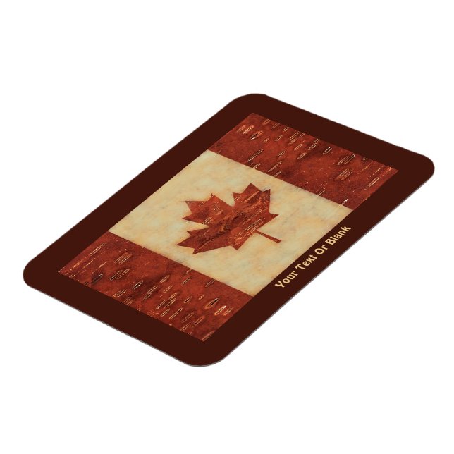 Ímã Bandeira Canadiana No Latido De Nascimento Interio (Left Side)