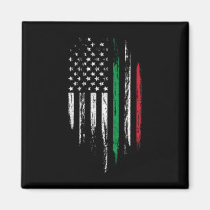 Imã Bandeira Combo Ítalo-Americana Itália EUA Itália P
