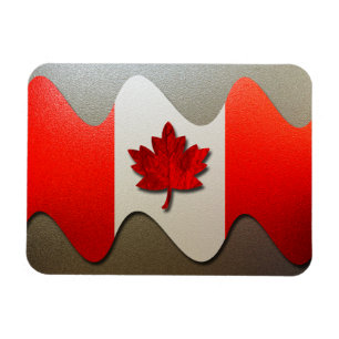 Ímã Bandeira-Cromo de Canadá por Shirley Taylor