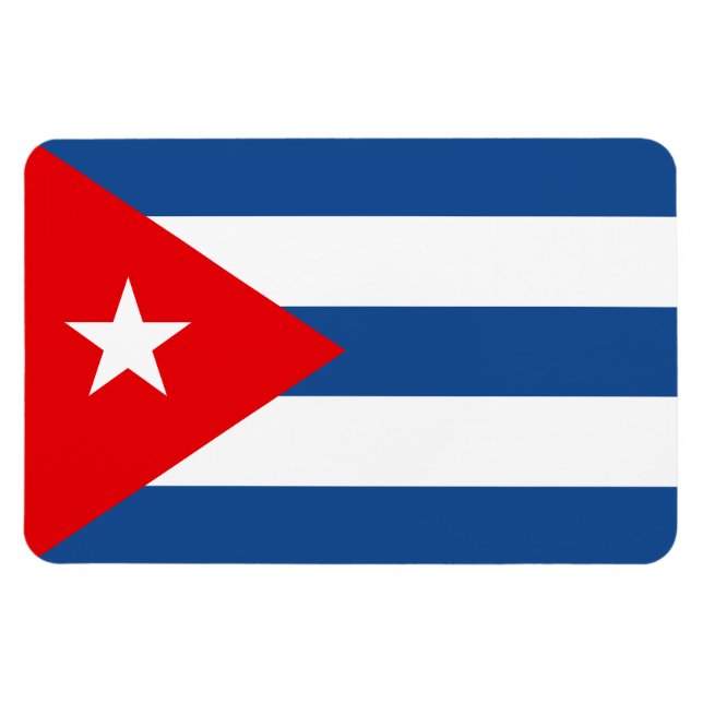 Ímã Bandeira Cuba (Horizontal)