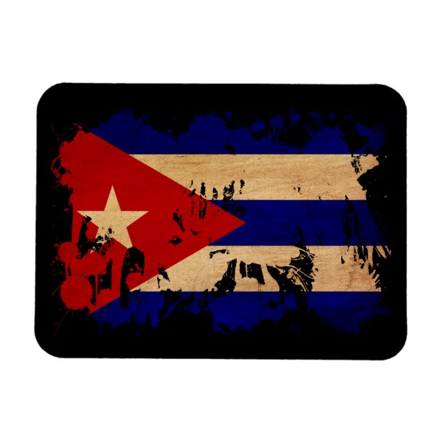 Ímã Bandeira Cuba (Horizontal)