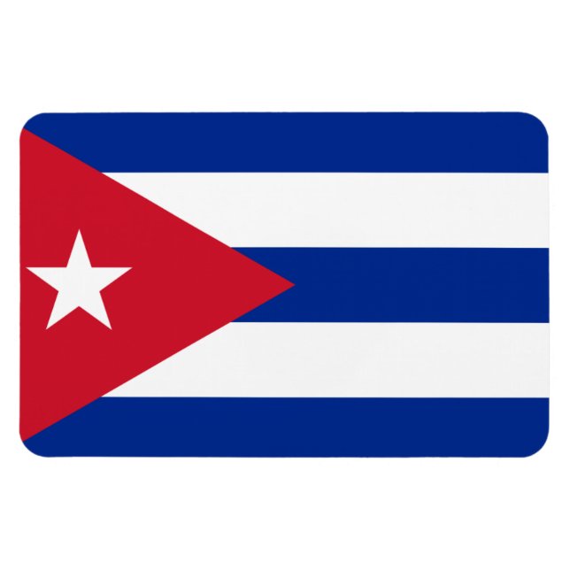 Ímã Bandeira Cuba (Horizontal)