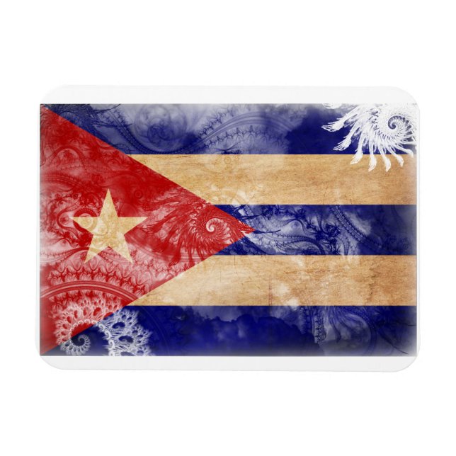Ímã Bandeira Cuba (Horizontal)